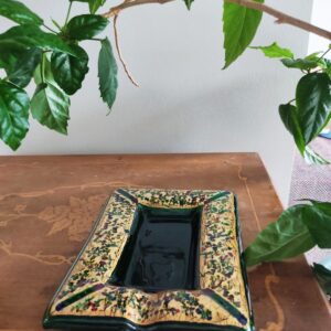 Art Glass fused Cigar Ashtray Recollections about Venice