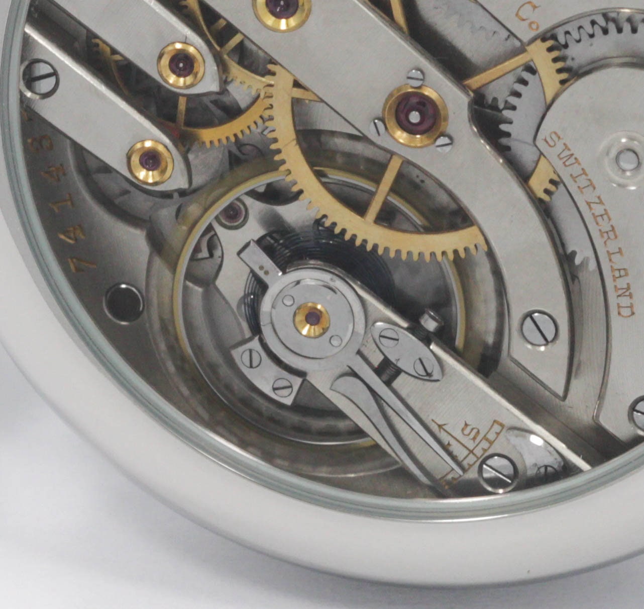 1919 IWC International Watch Schaffhausen Marriage watch 17 j movement Cal 77 - Image 10
