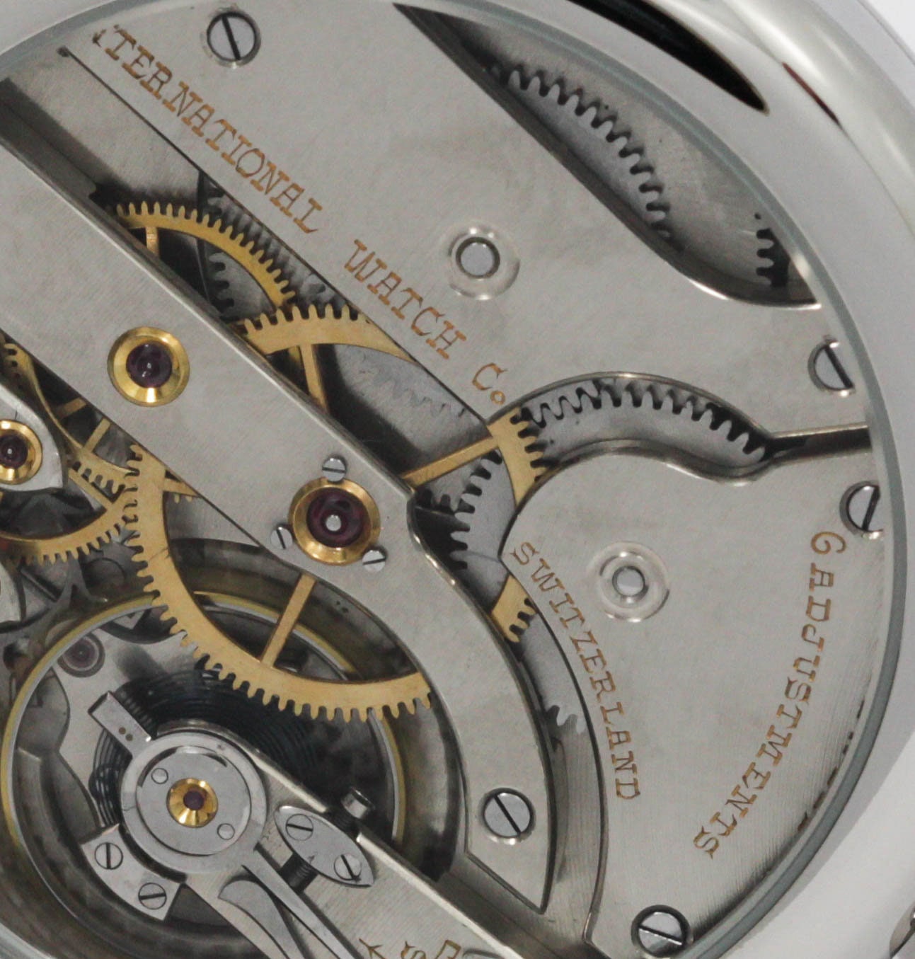 1919 IWC International Watch Schaffhausen Marriage watch 17 j movement Cal 77 - Image 8