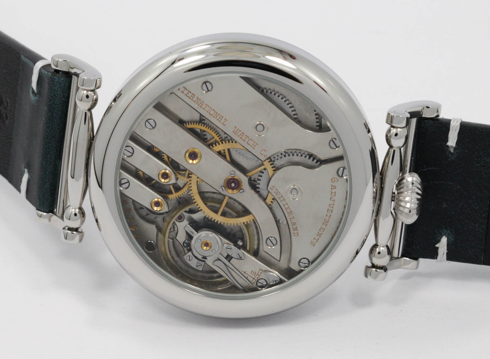 1919 IWC International Watch Schaffhausen Marriage watch 17 j movement Cal 77 - Image 6