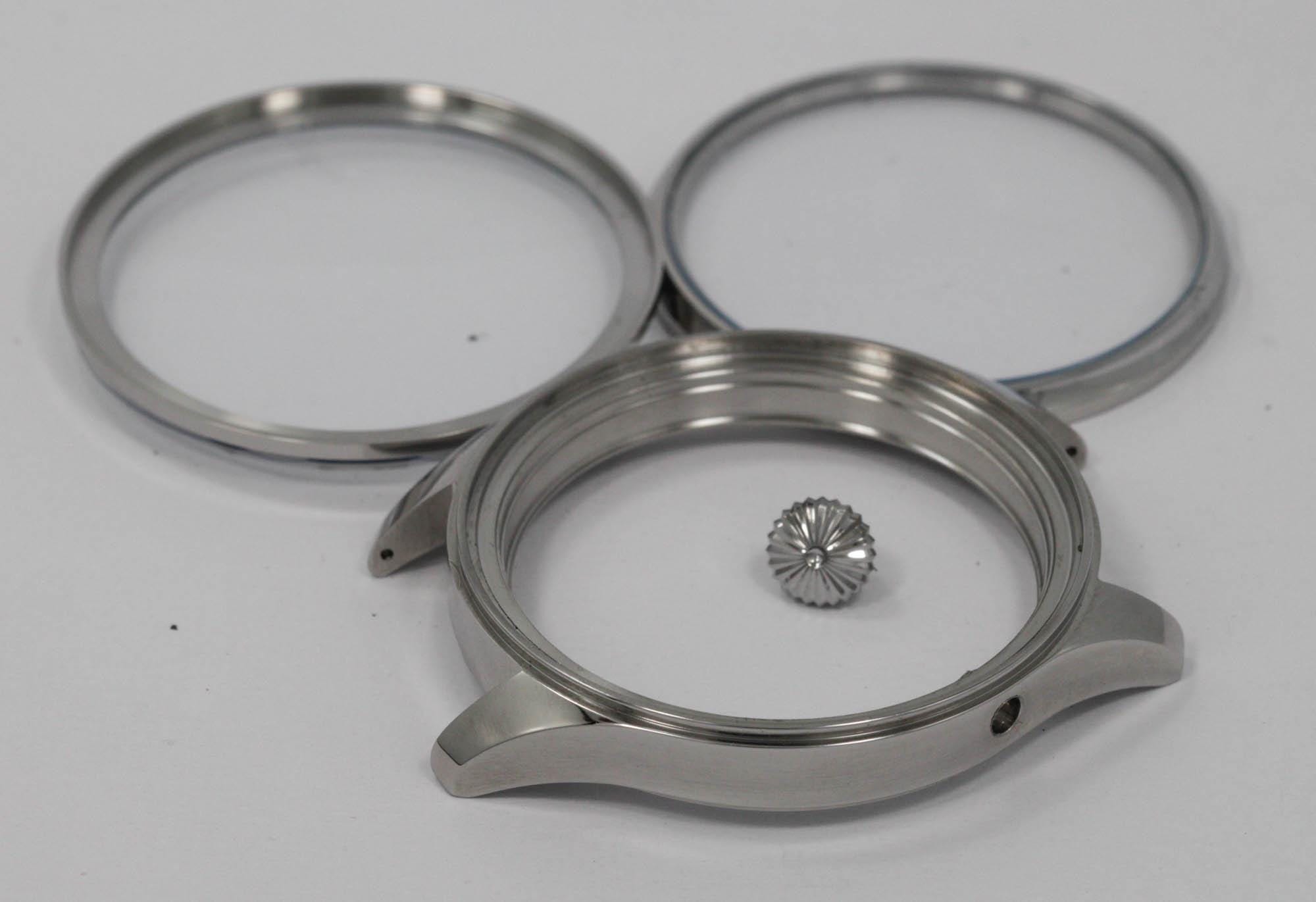 Stainless steel case for marriage watch will fit Omega Cal 19", 19 LB movement - Image 2