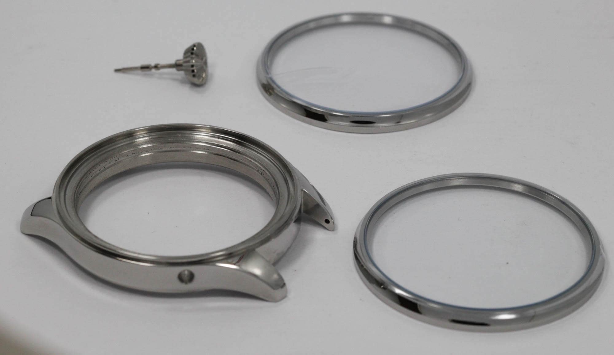 Stainless steel case for marriage watch will fit Omega Cal 38.5 movement