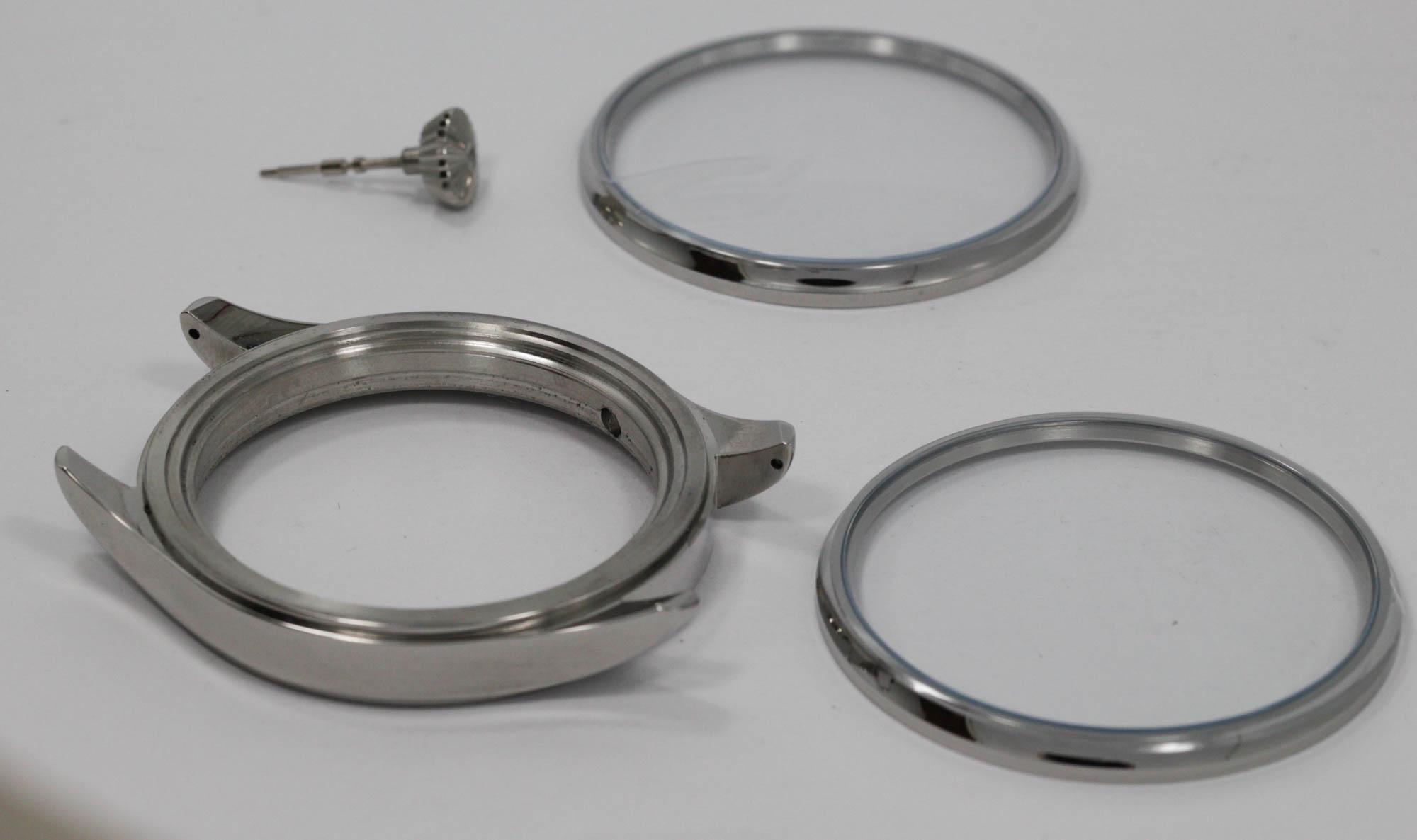 Stainless steel case for marriage watch will fit Omega Cal 38.5 movement - Image 2