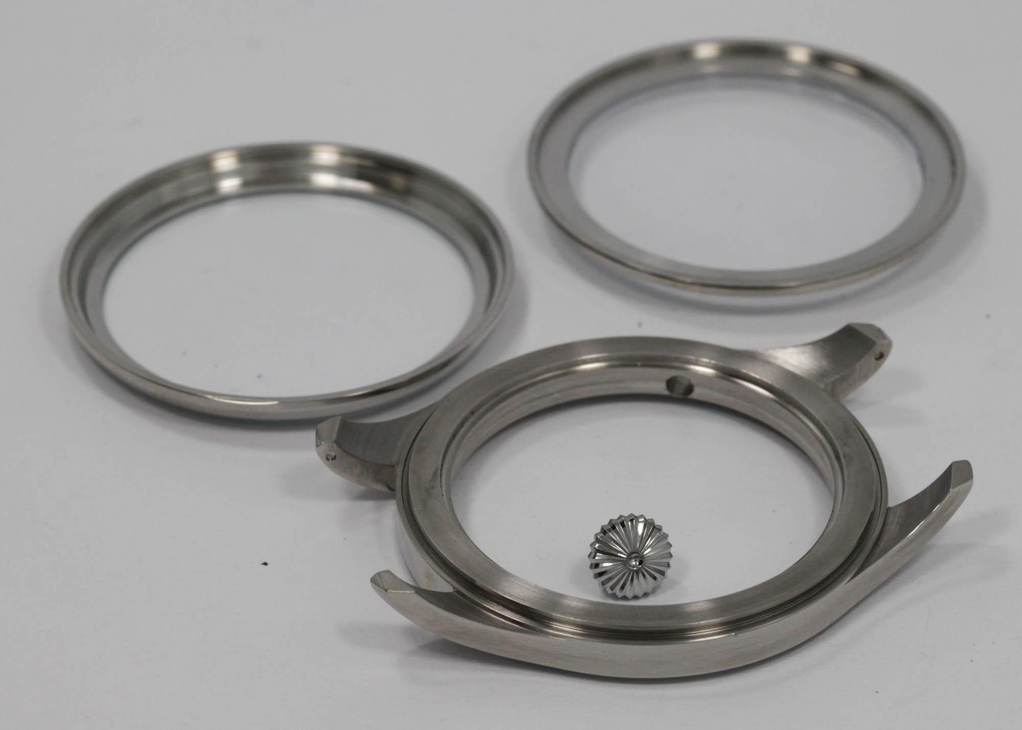 marriage watch kit : case + crown that will fit Illinois Autocrat movement - Image 2