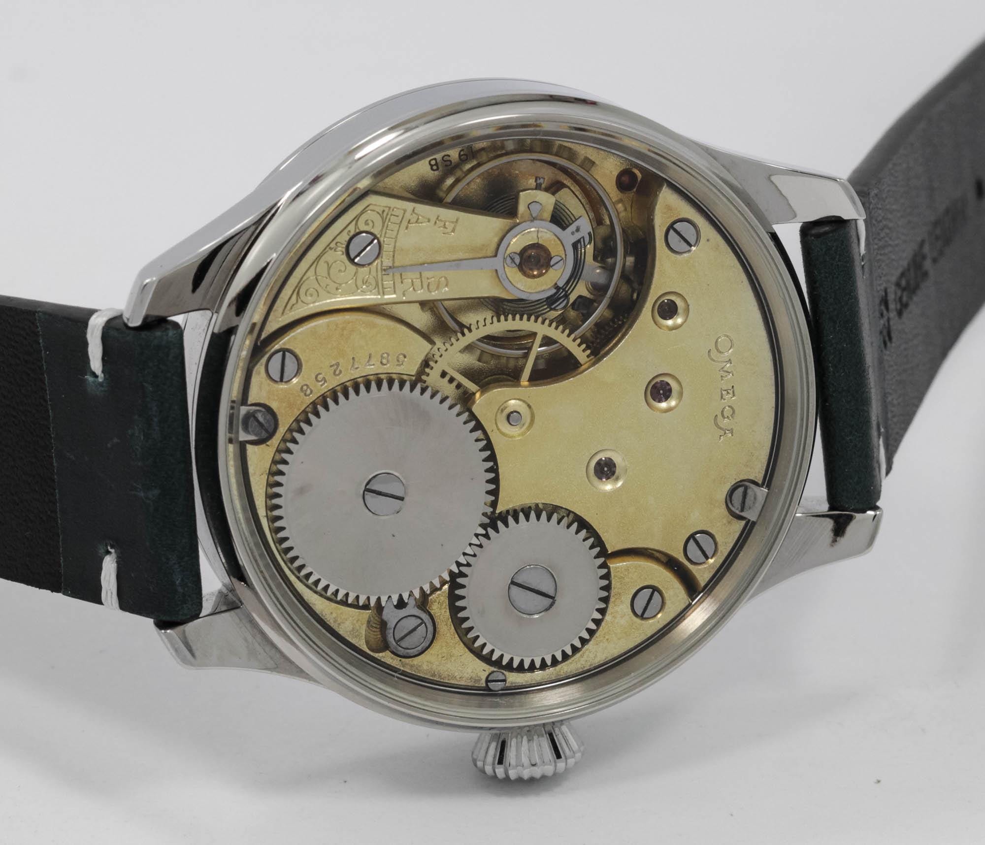 Stainless steel case for marriage watch will fit Omega Cal 19", 19 LB movement - Image 4