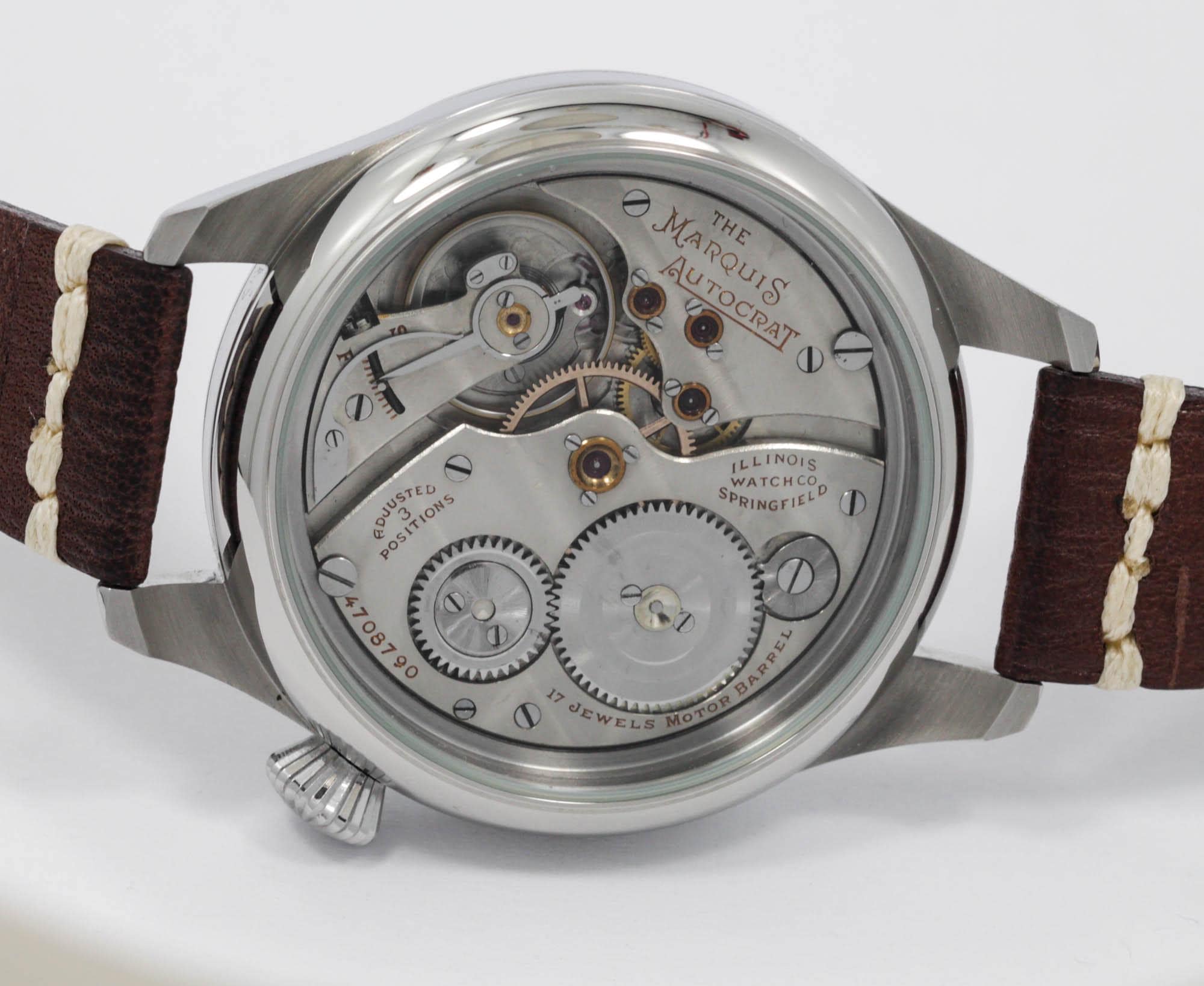marriage watch kit : case + crown that will fit Illinois Autocrat movement - Image 5