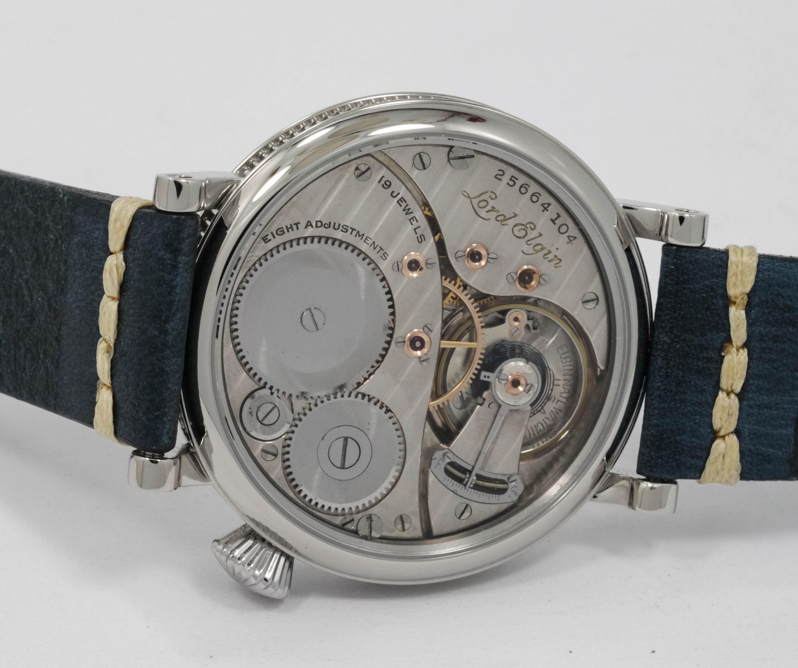 19 jewel Lord Elgin Watch USA early 1900s marriage men's watch Mechanical Movement, Metal Dial, Steel Case, Gift for Men's - Image 6