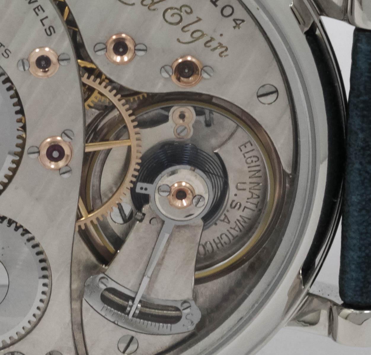 19 jewel Lord Elgin Watch USA early 1900s marriage men's watch Mechanical Movement, Metal Dial, Steel Case, Gift for Men's - Image 9