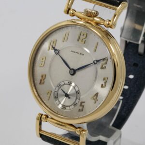 il_fullxfull.6651229145_80m2.jpg Howard Watch USA early 1900s marriage men's watch Mechanical Movement, Enamel Dial, Steel Case, Gift for Men's