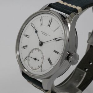 il_fullxfull.6757484862_5kxh.jpg Early E Howard Watch USA early 1900s marriage men's watch Mechanical Movement, Enamel Dial, Stainless steel Case, Gift for Men's