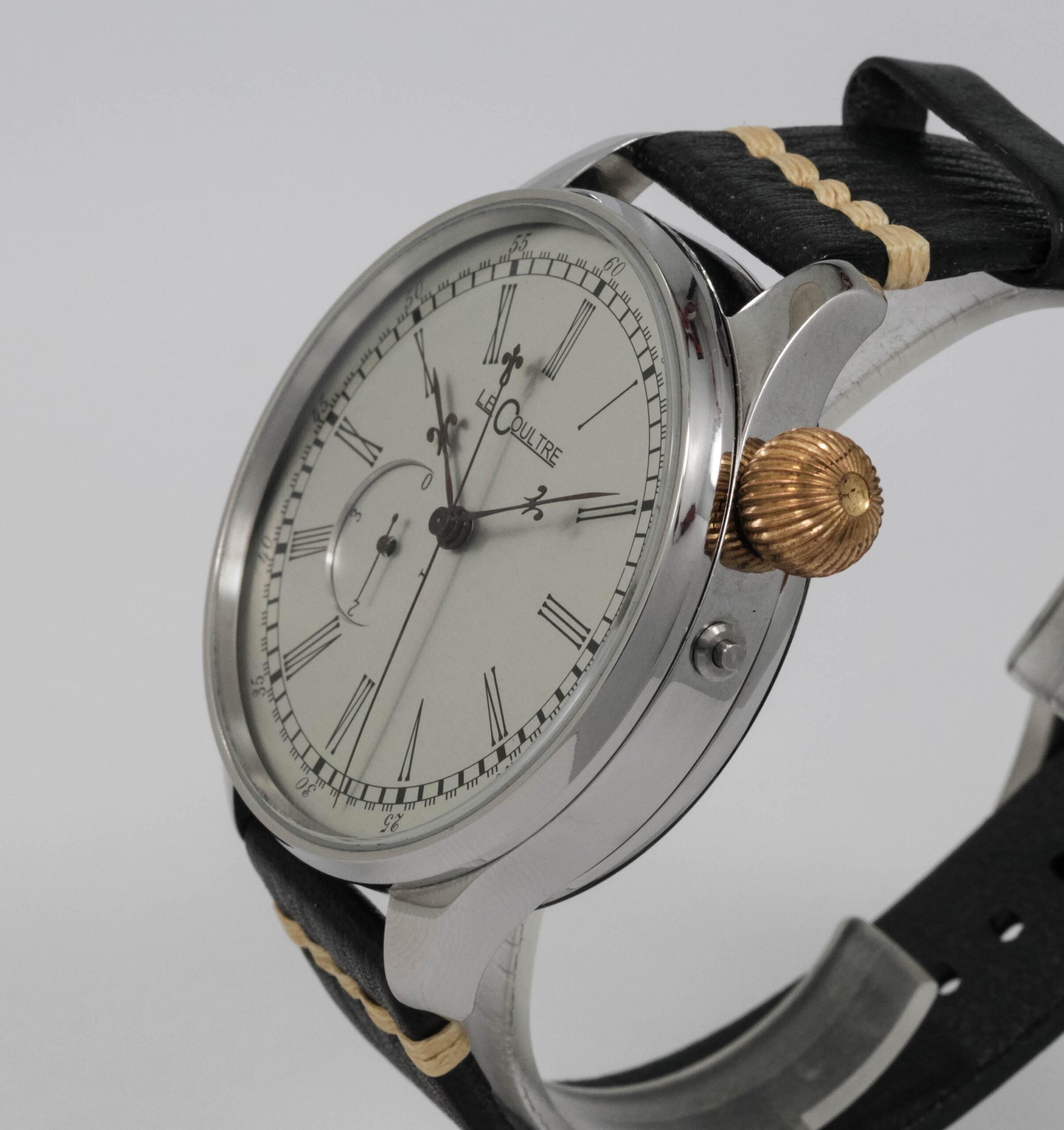 Two train independent jumping second 31 jewels LeCoultre watch movement - Image 2