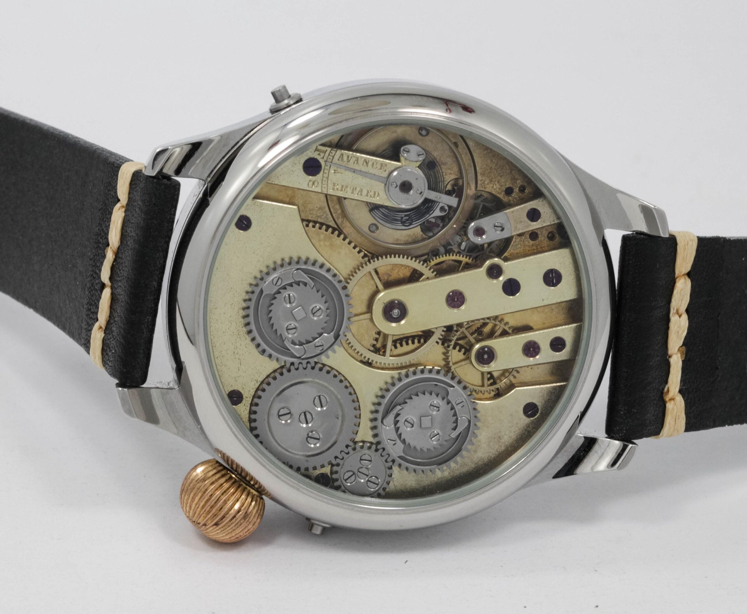 Two train independent jumping second 31 jewels LeCoultre watch movement - Image 5