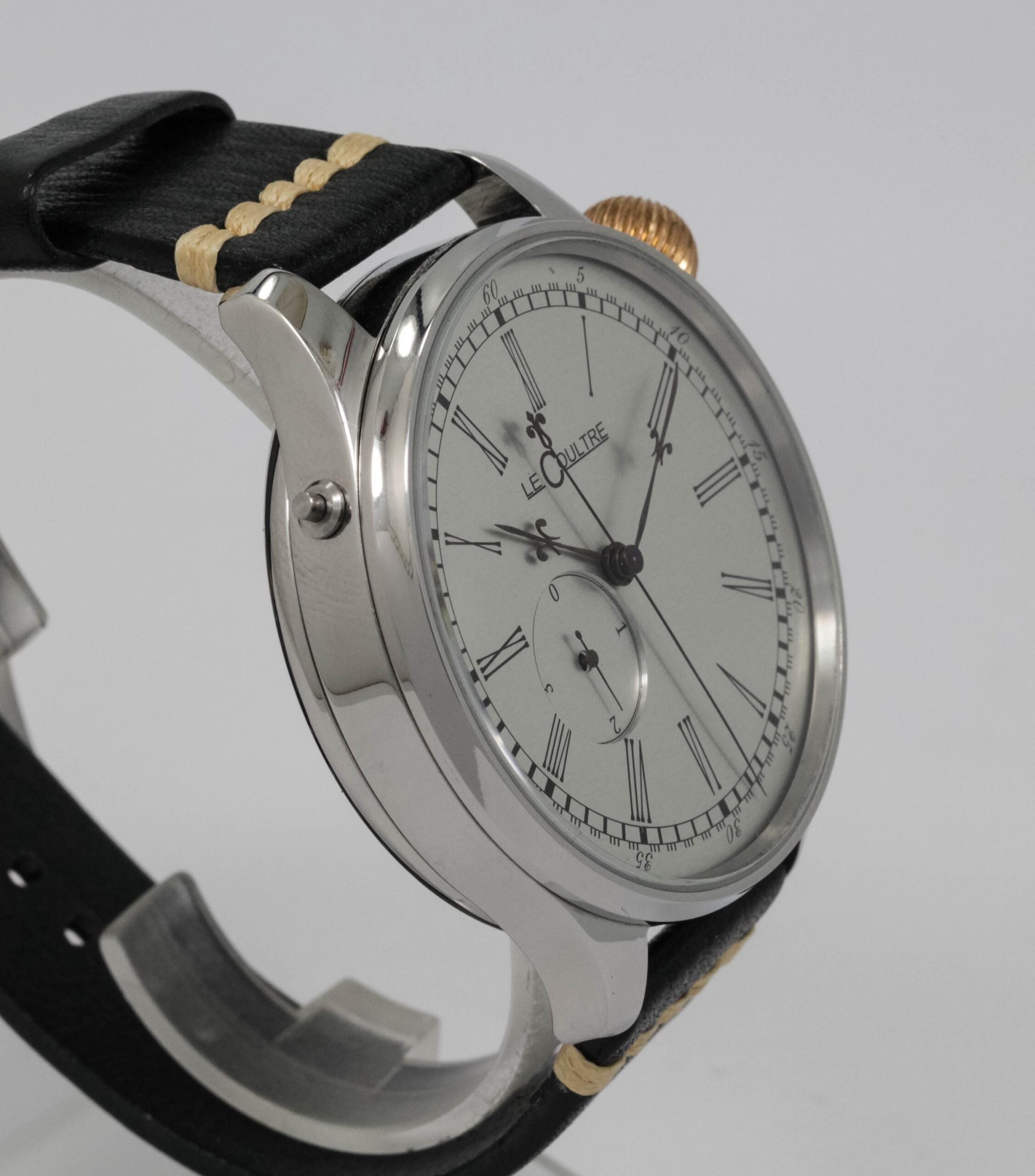 Two train independent jumping second 31 jewels LeCoultre watch movement - Image 4