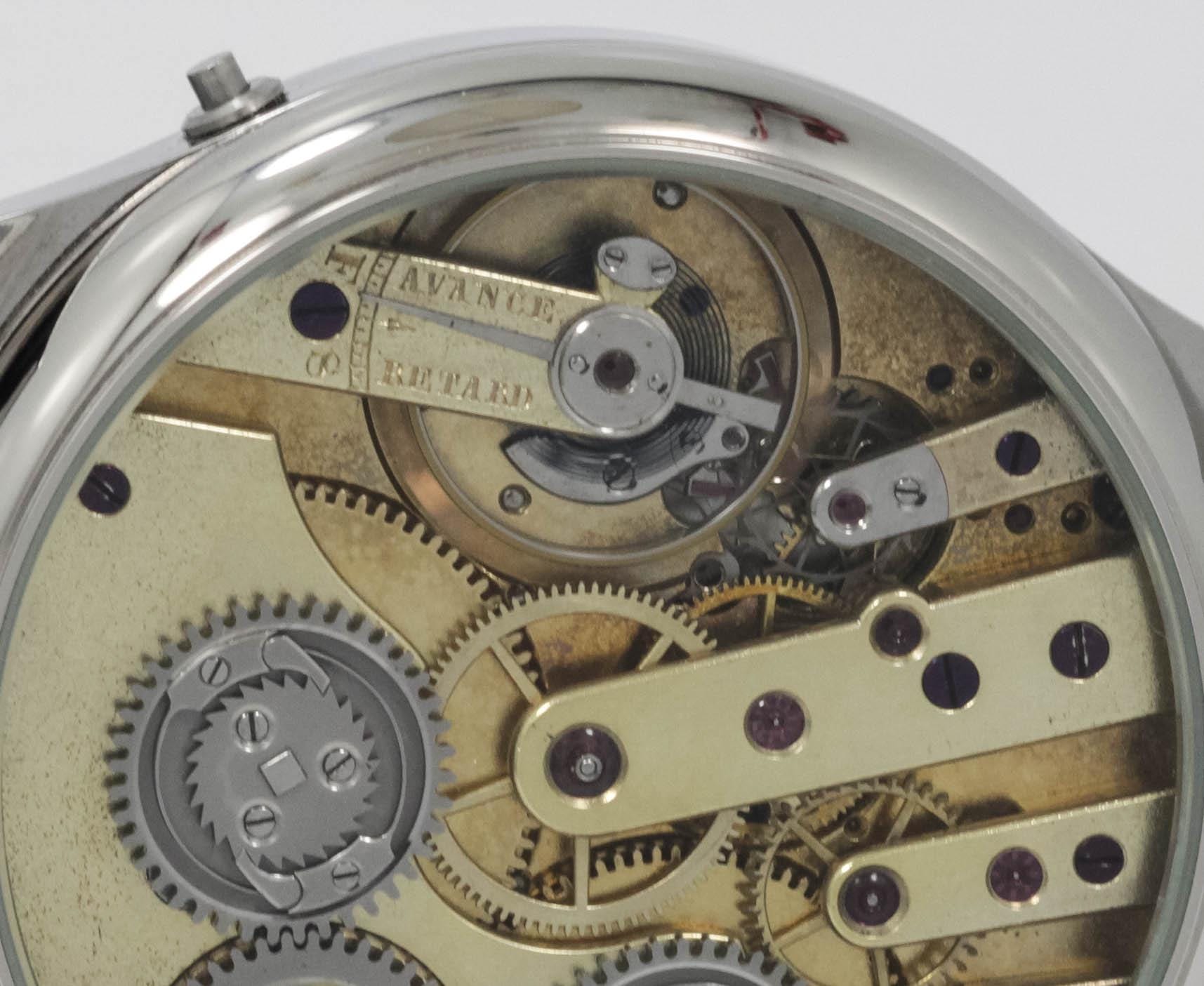 Two train independent jumping second 31 jewels LeCoultre watch movement - Image 8