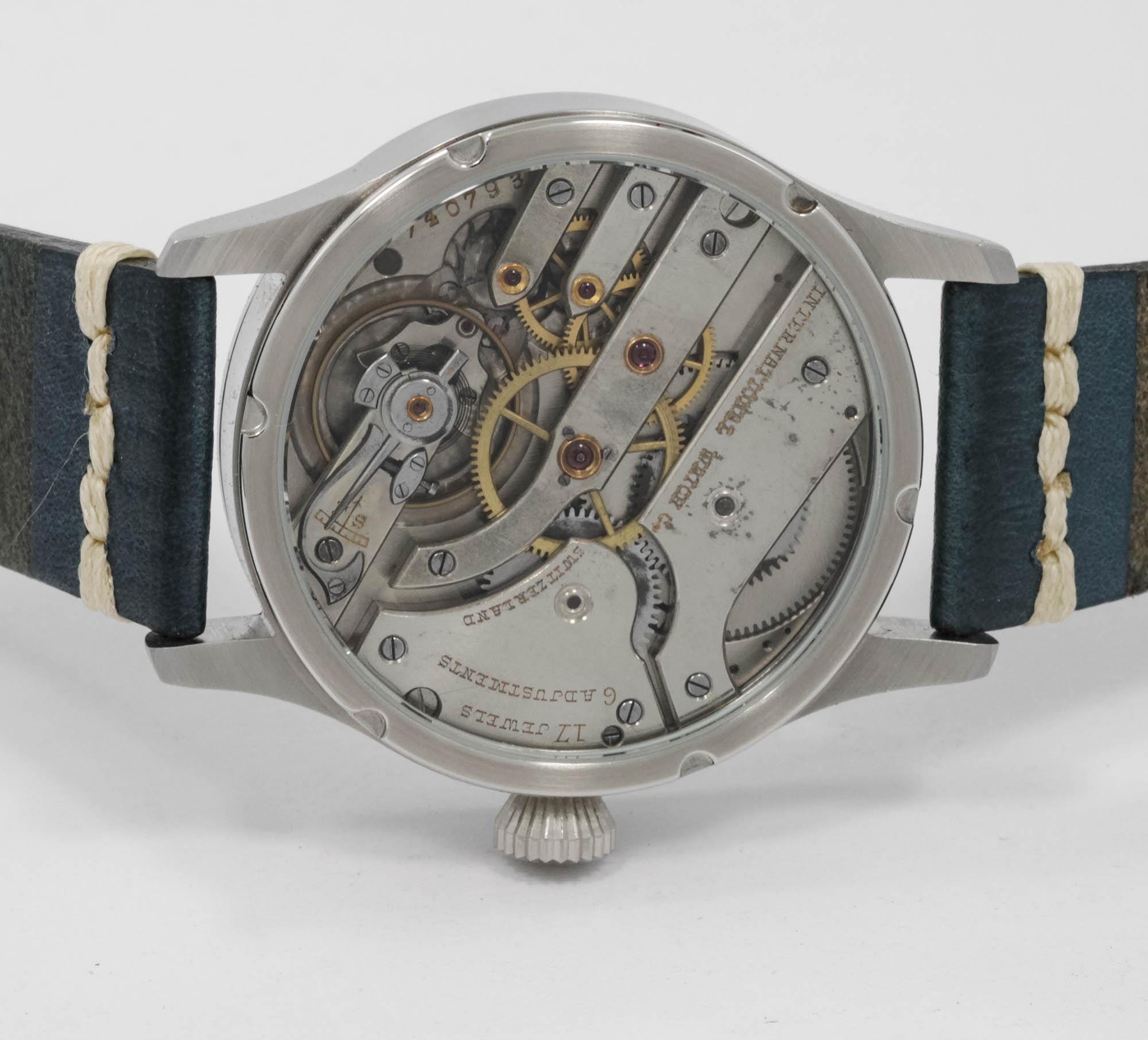 Stainless steel case for marriage watch will fit IWC Cal 77, 73,74 movement - Image 5