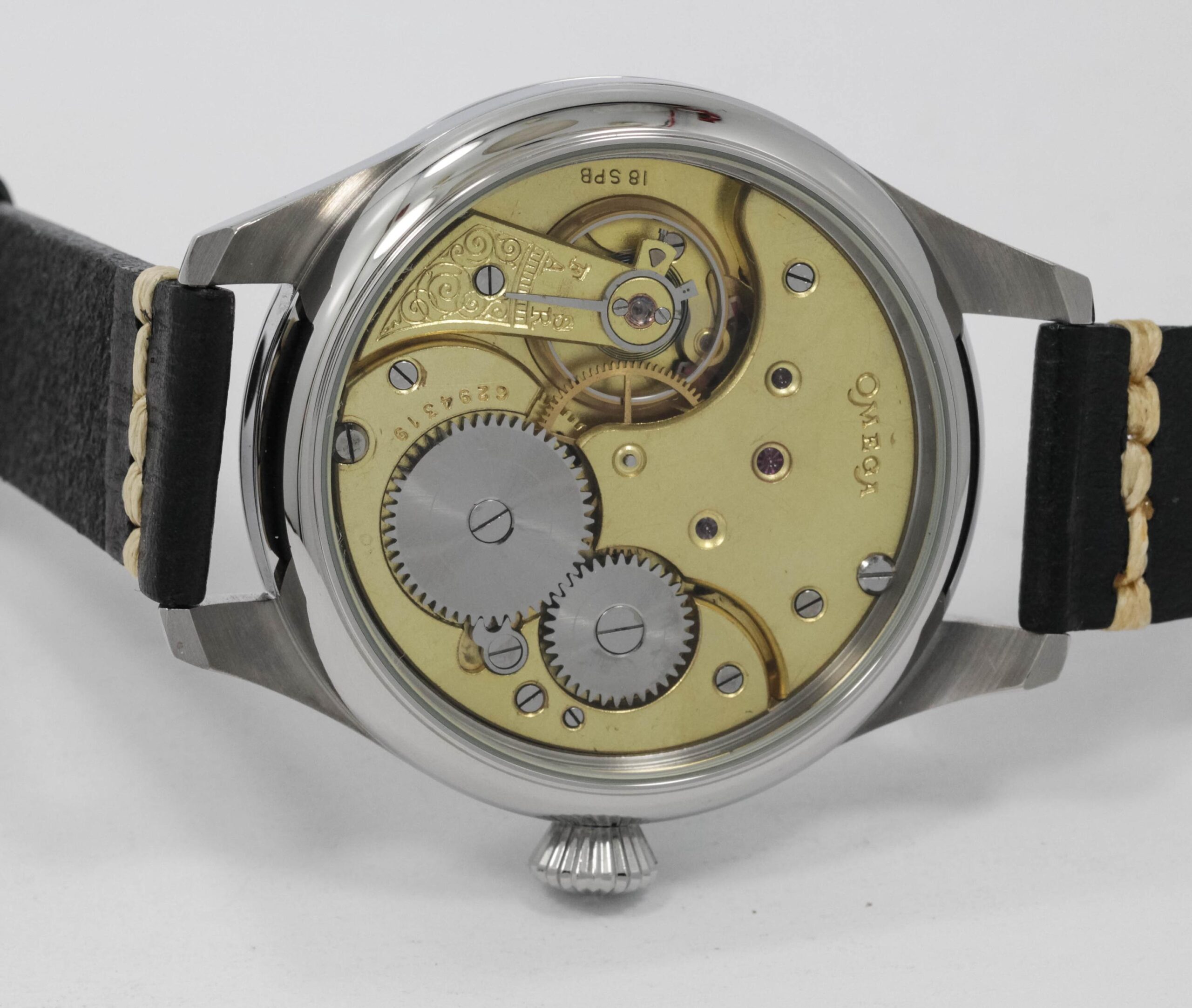 Stainless steel case for marriage watch will fit Omega Cal 18LB movement - Image 5