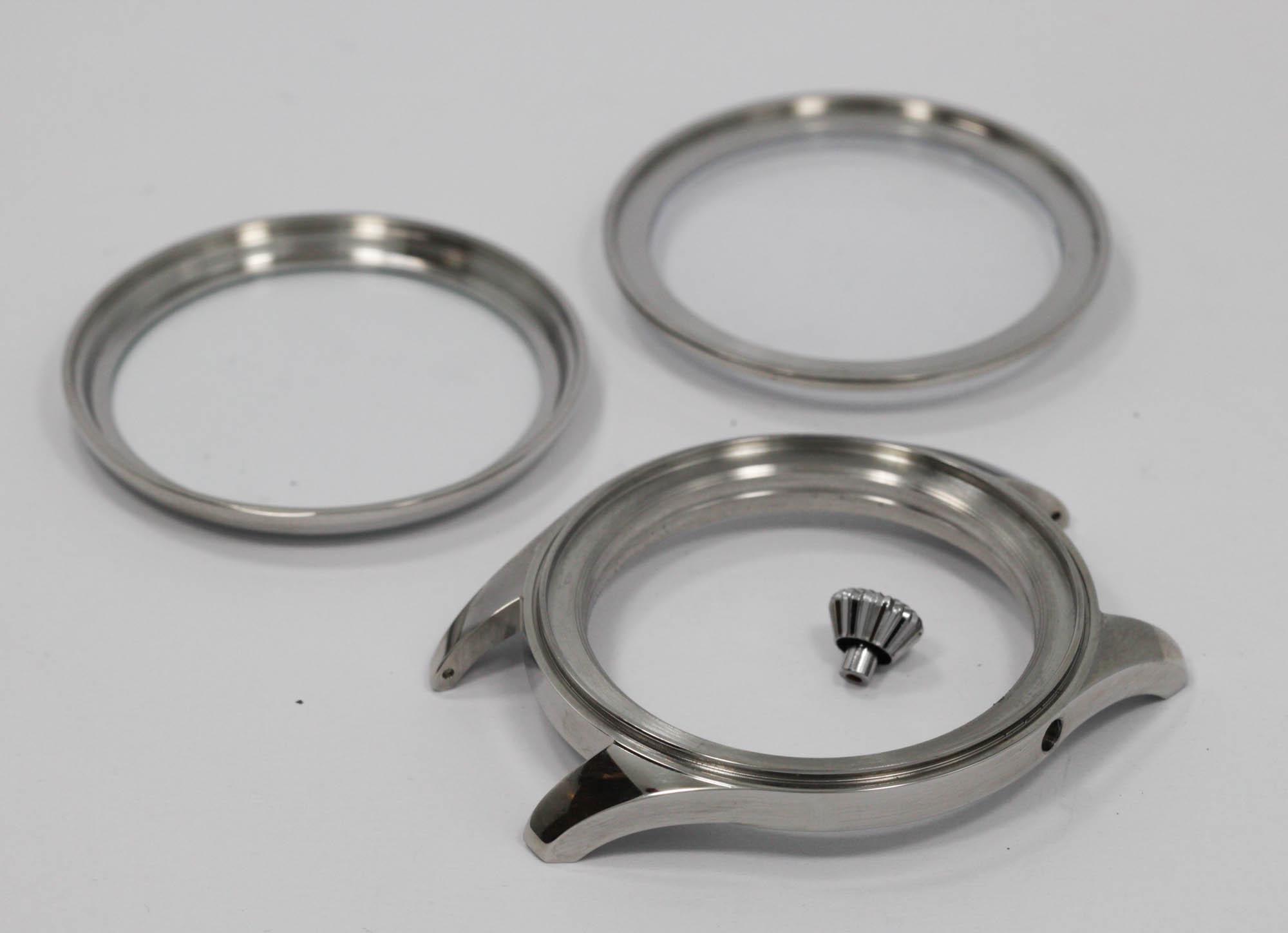 Stainless steel case for marriage watch will fit Omega Cal 18LB movement - Image 3