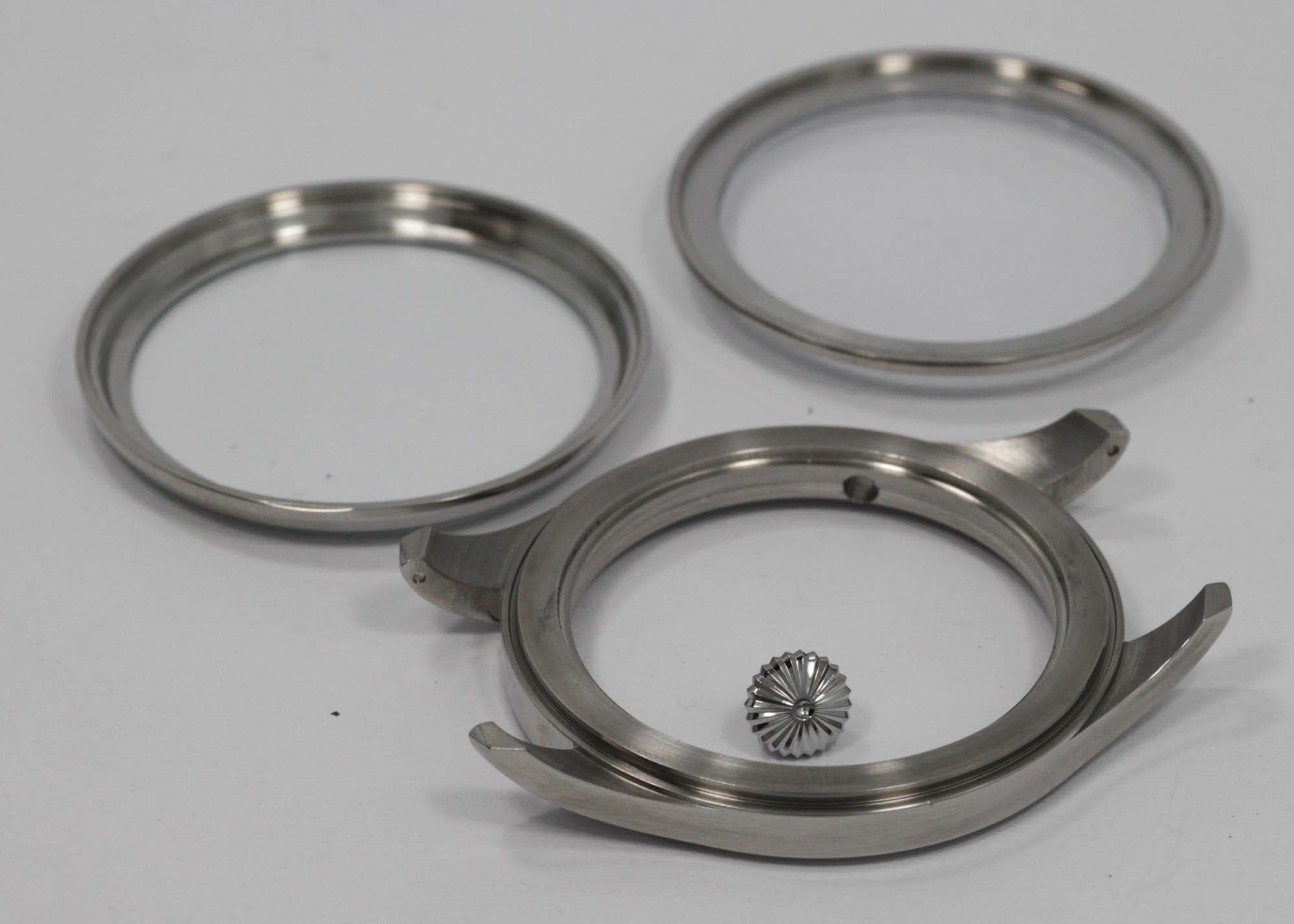 Stainless steel case for marriage watch will fit Omega Cal 18LB movement - Image 4