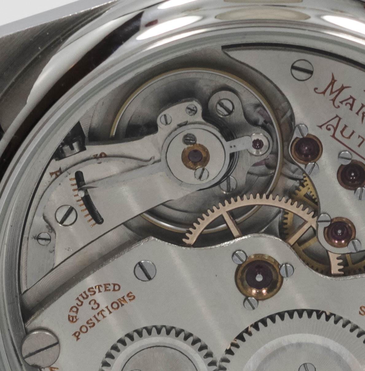 Illinois Watch USA early 1900s marriage men's watch Mechanical Movement, Metal Dial, Steel Case, Gift for Men's - Image 9