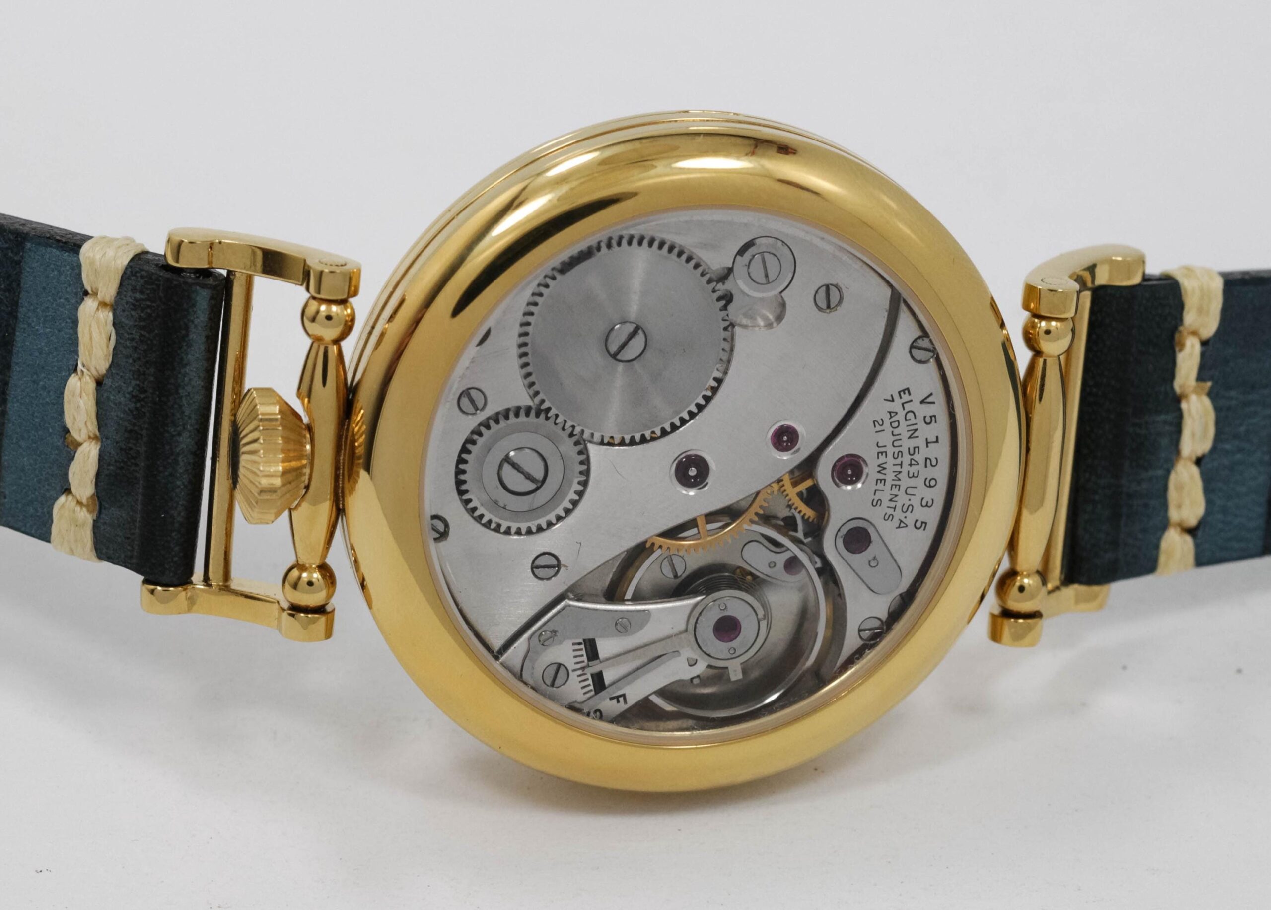 Stainless steel case for marriage watch will fit Elgin 543, 543, 546 movement - Image 7