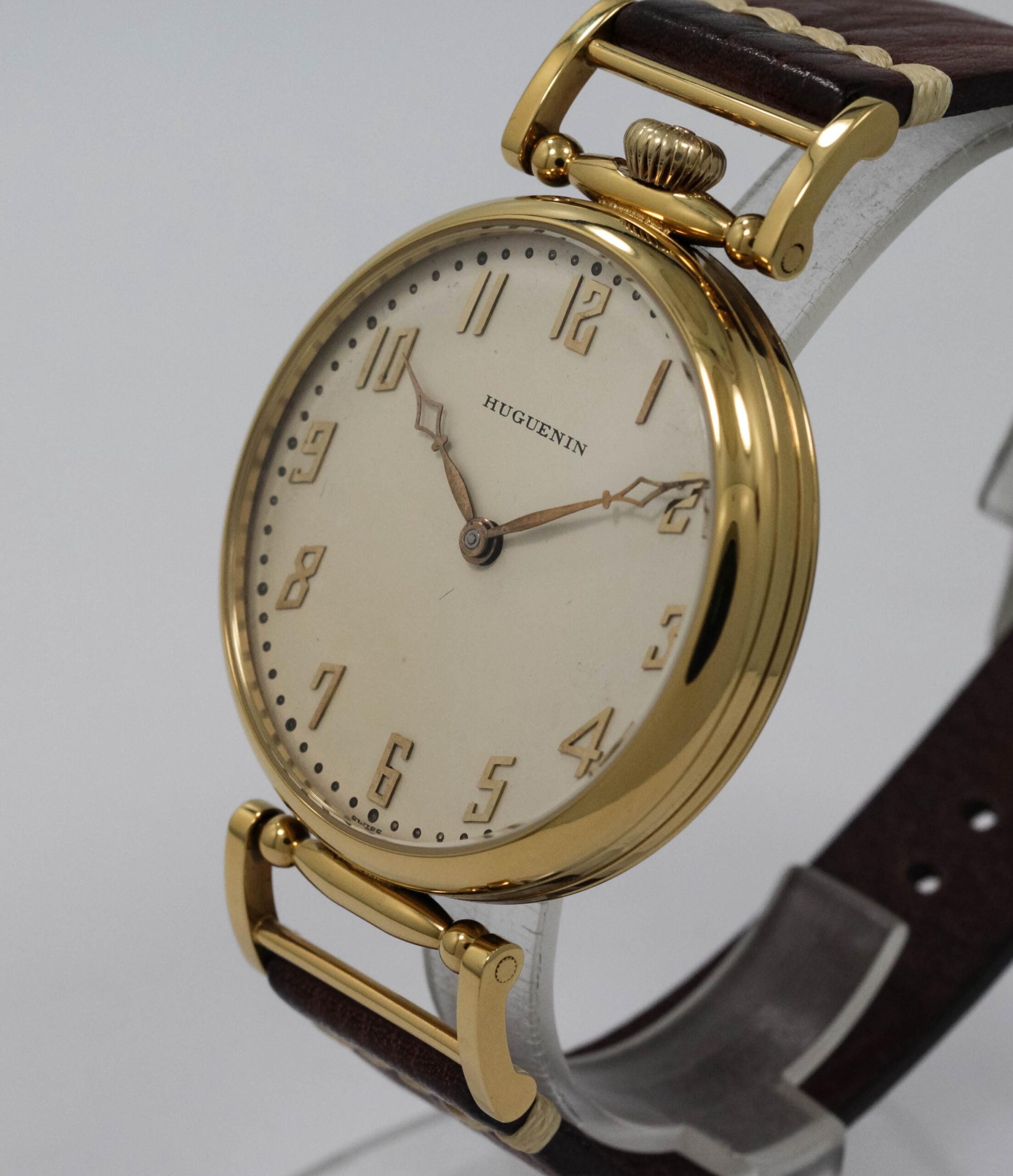 Marriage Watch based Huguenin Swiss made high grade movement, Steel Case, Gift for Men's
