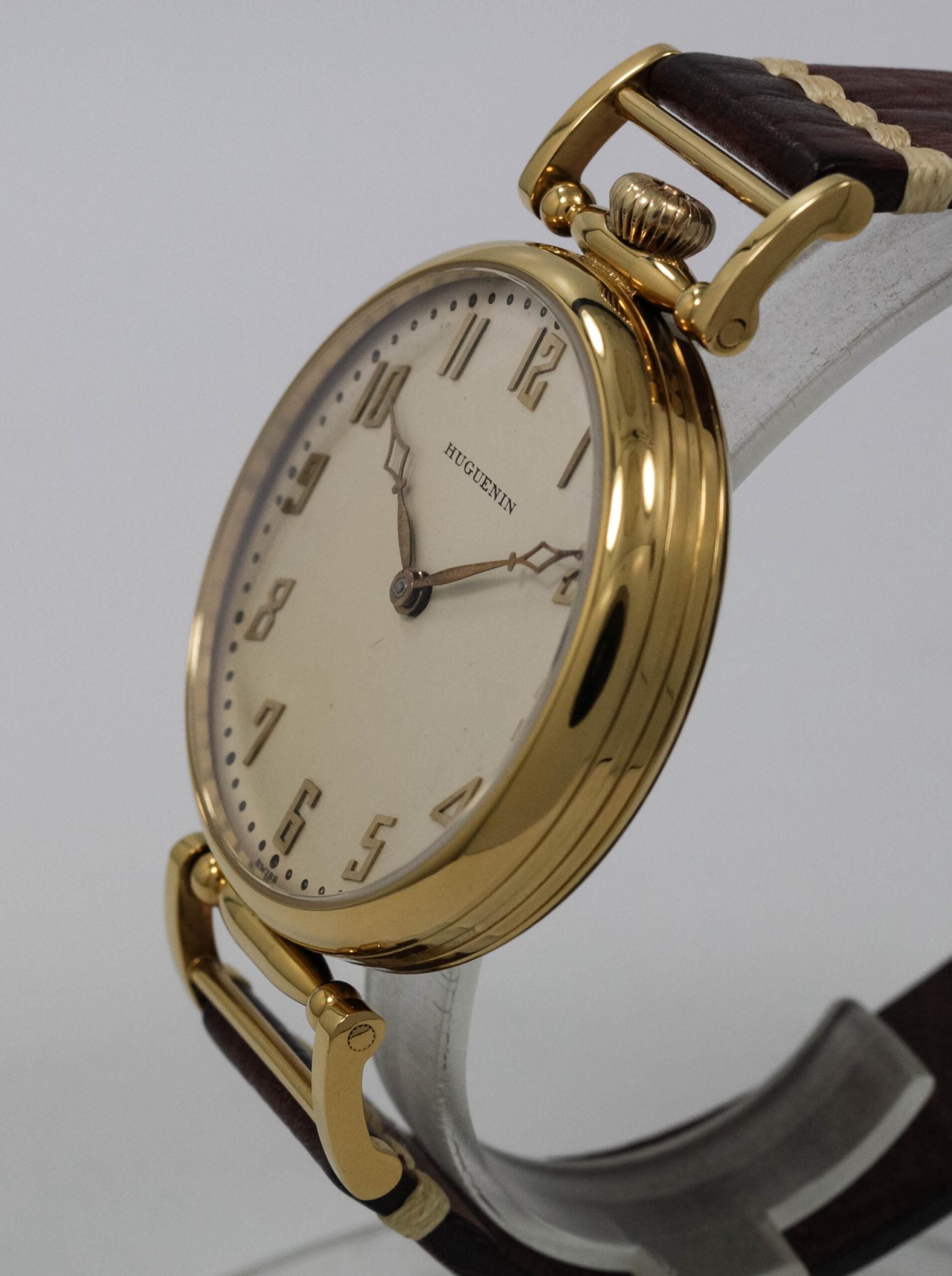 Marriage Watch based Huguenin Swiss made high grade movement, Steel Case, Gift for Men's - Image 2