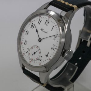 il_fullxfull.7532585436_n3i4.jpg Howard Watch USA early 1900s marriage men's watch Mechanical Movement, Enamel Dial, Steel Case, Gift for Men's