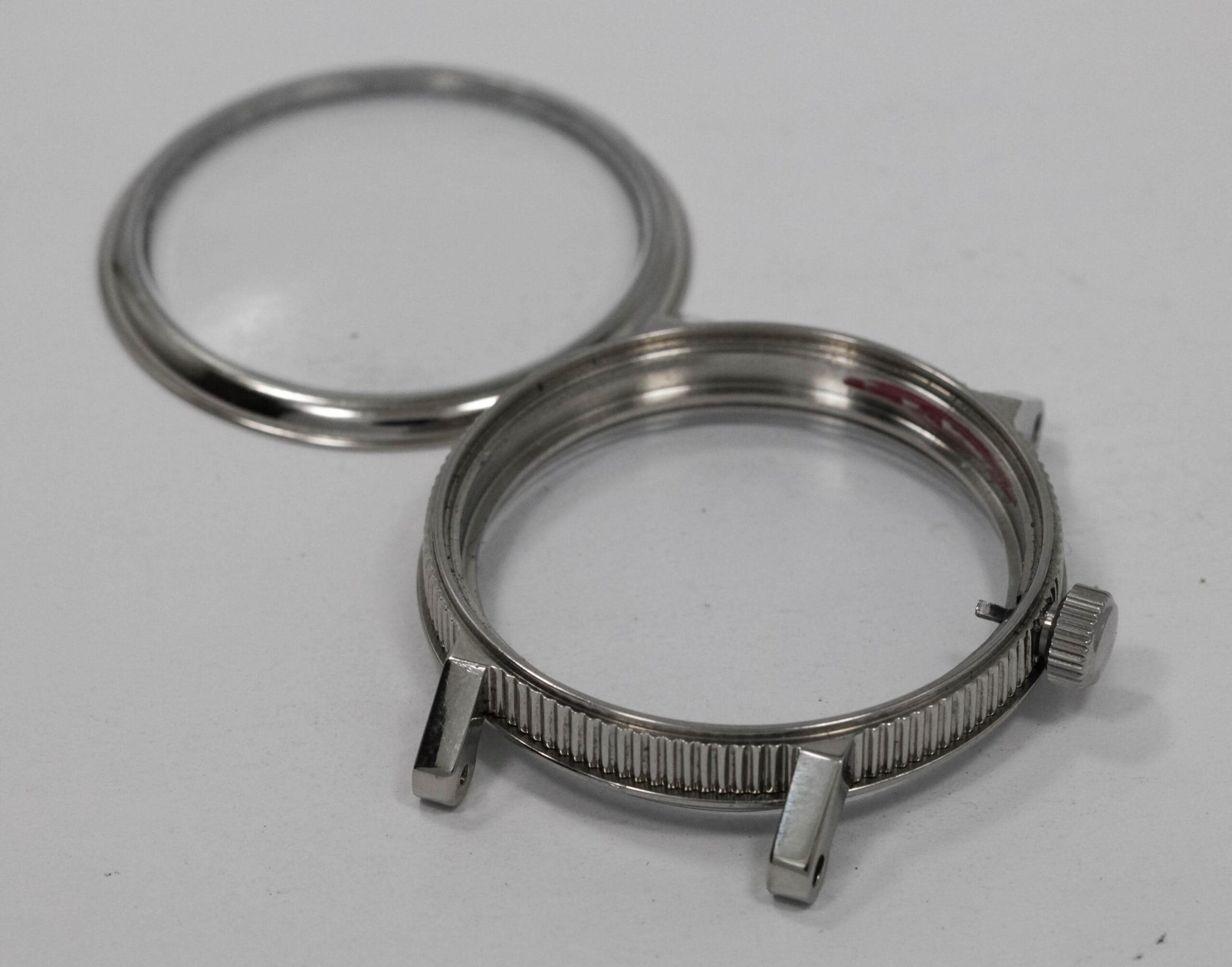 Stainless steel case for marriage watch will fit Illinois, Waltham 12s movement - Image 3