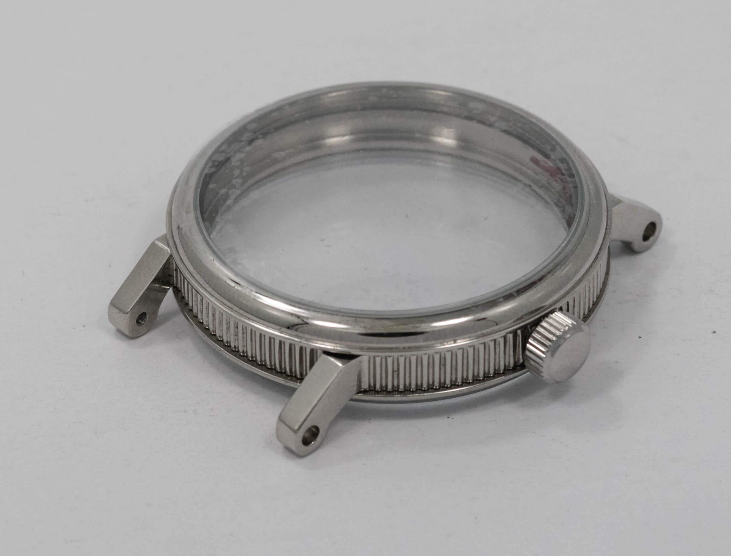 Stainless steel case for marriage watch will fit Illinois, Waltham 12s movement