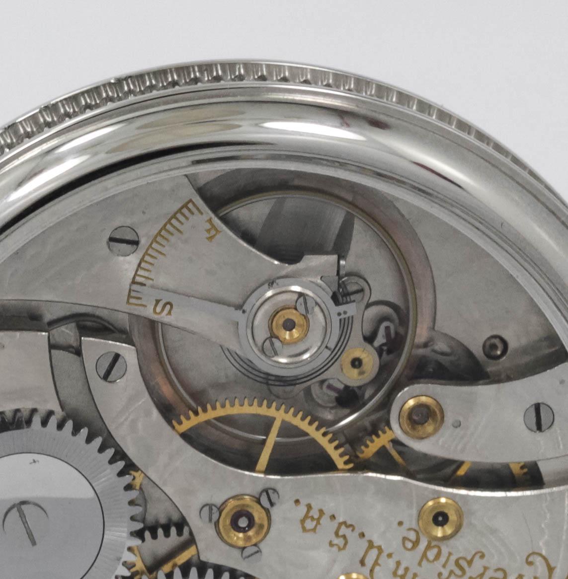 American Waltham Riverside 12s 21 jewels marriage men's watch Mechanical Movement, Metal Dial, Steel Case, Gift for Men's - Image 8