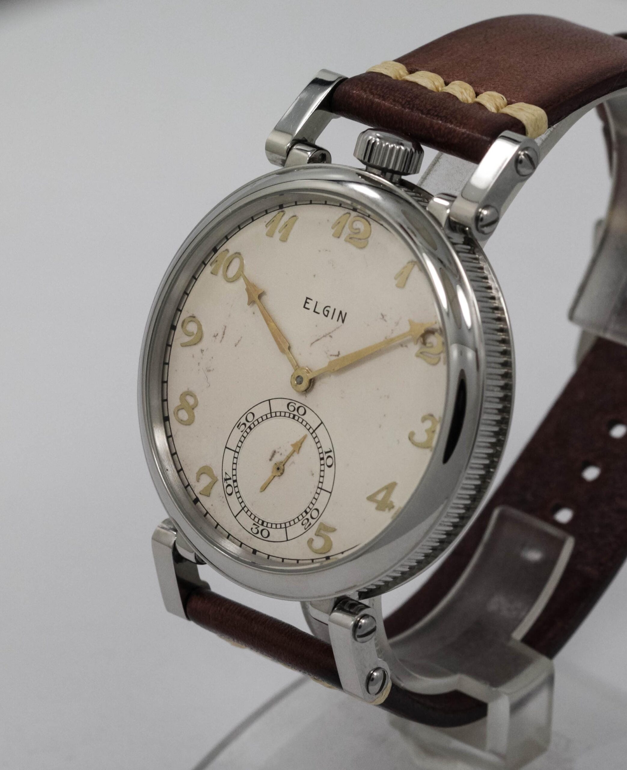 Lord Elgin 21 jewels Watch USA early 1900s marriage men's watch Mechanical Movement, Metal Dial, Steel Case, Gift for Men's