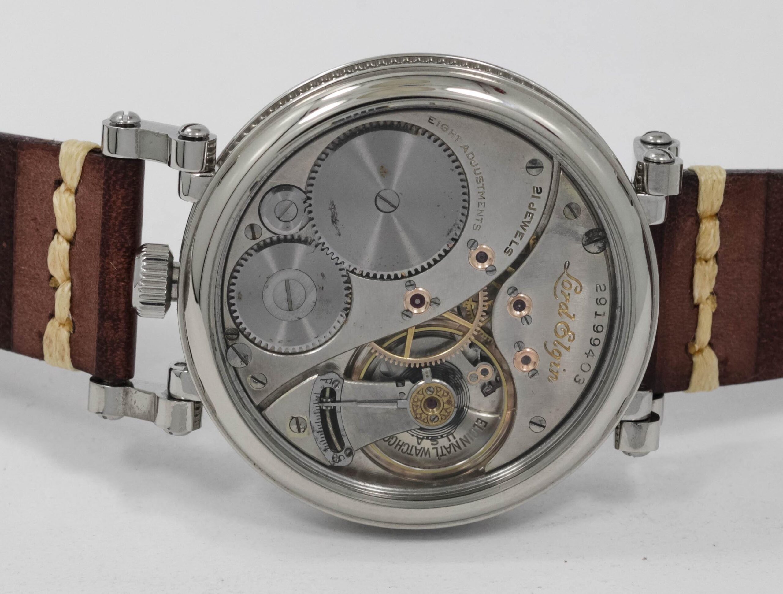 Lord Elgin 21 jewels Watch USA early 1900s marriage men's watch Mechanical Movement, Metal Dial, Steel Case, Gift for Men's - Image 7