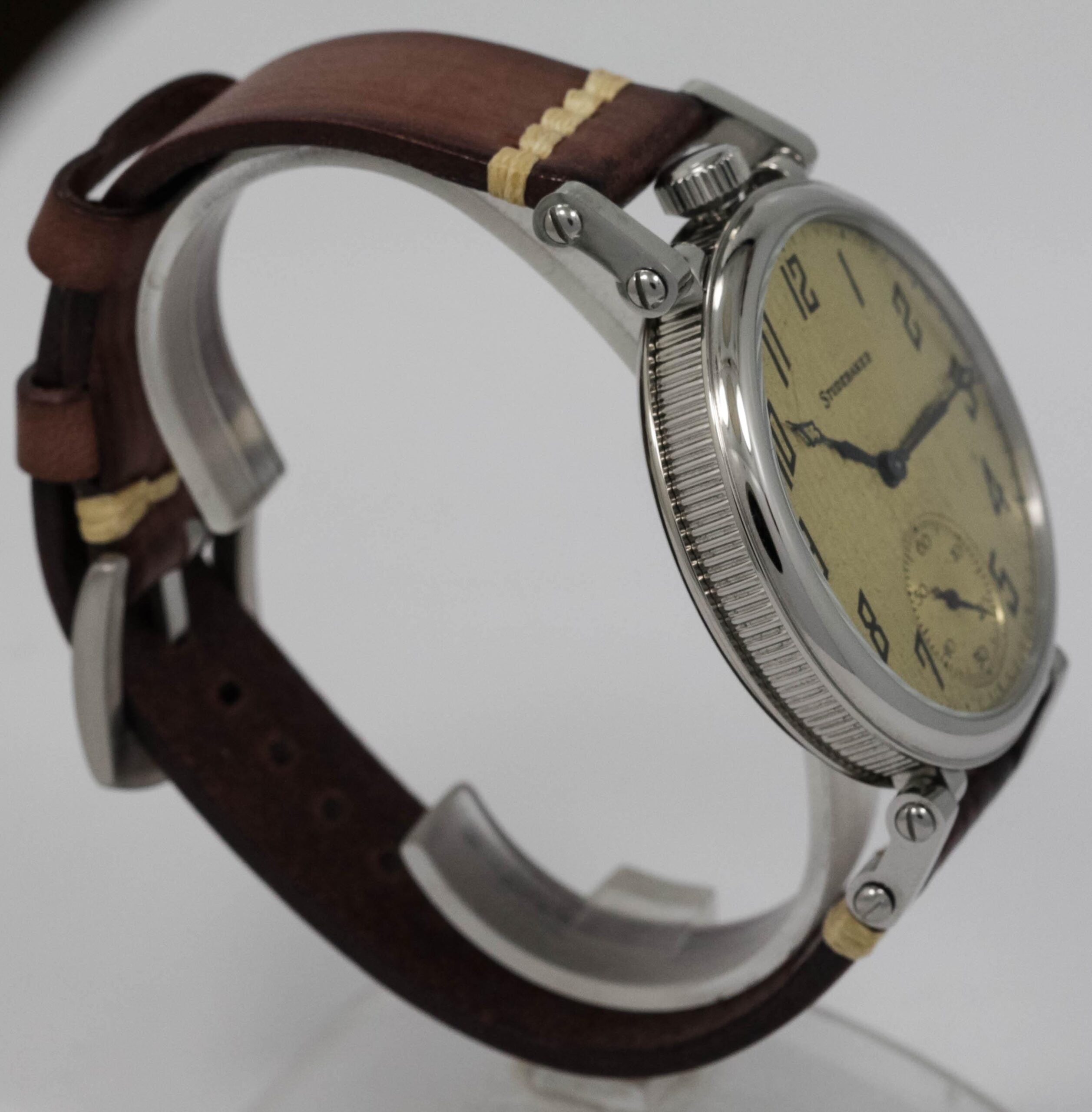 South Bend Studebaker Watch USA early 1900s marriage men's watch Mechanical Movement, Metal Dial, Steel Case, Gift for Men's - Image 5