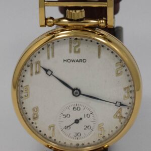 il_fullxfull.7942681780_8ukh.jpg Howard Watch USA early 1900s marriage men's watch Mechanical Movement, Metal Dial, Steel Case, Gift for Men's