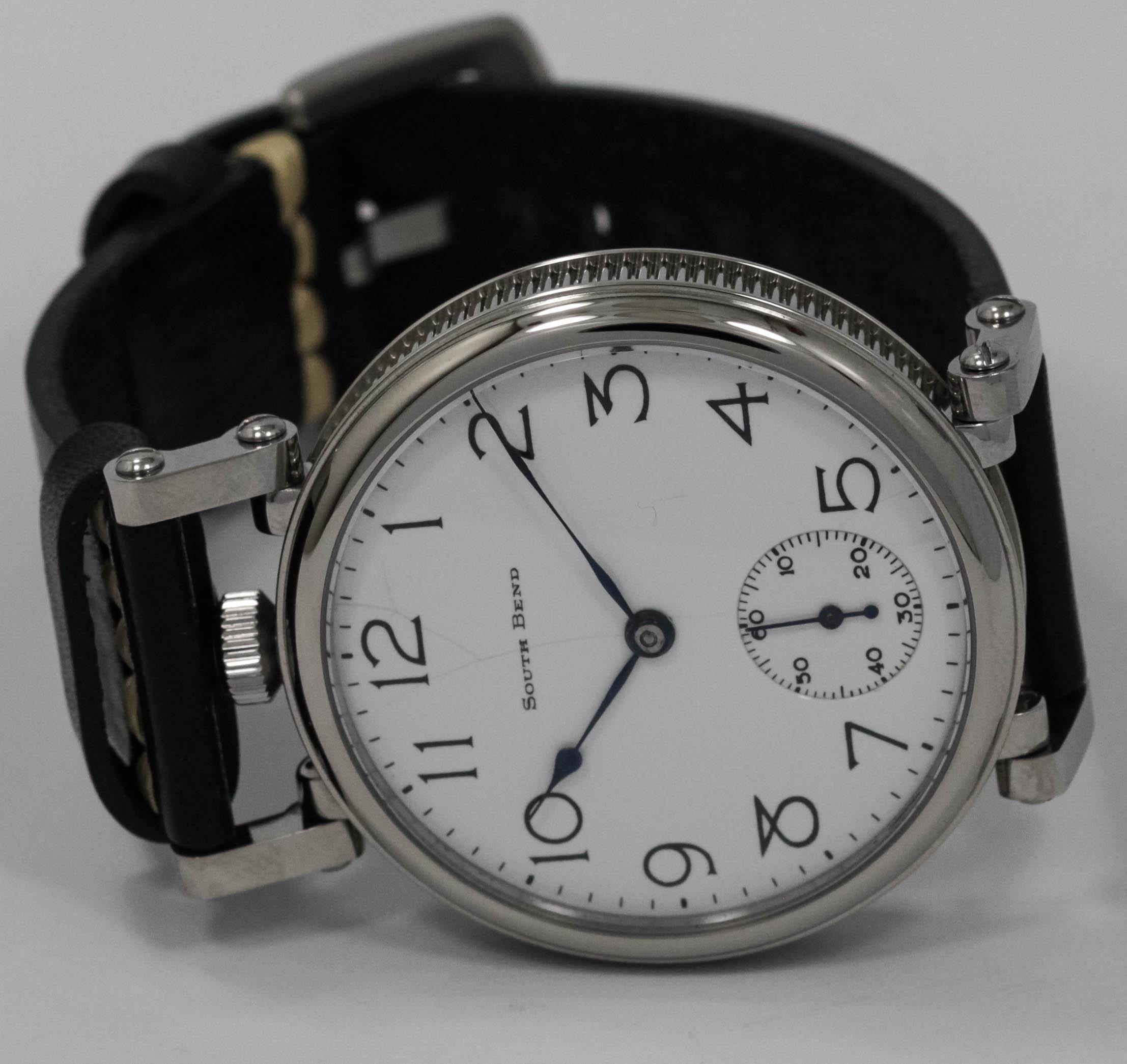 South Bend 19 jewels Watch USA early 1900s marriage men's watch Mechanical Movement, Metal Dial, Steel Case, Gift for Men's - Image 5