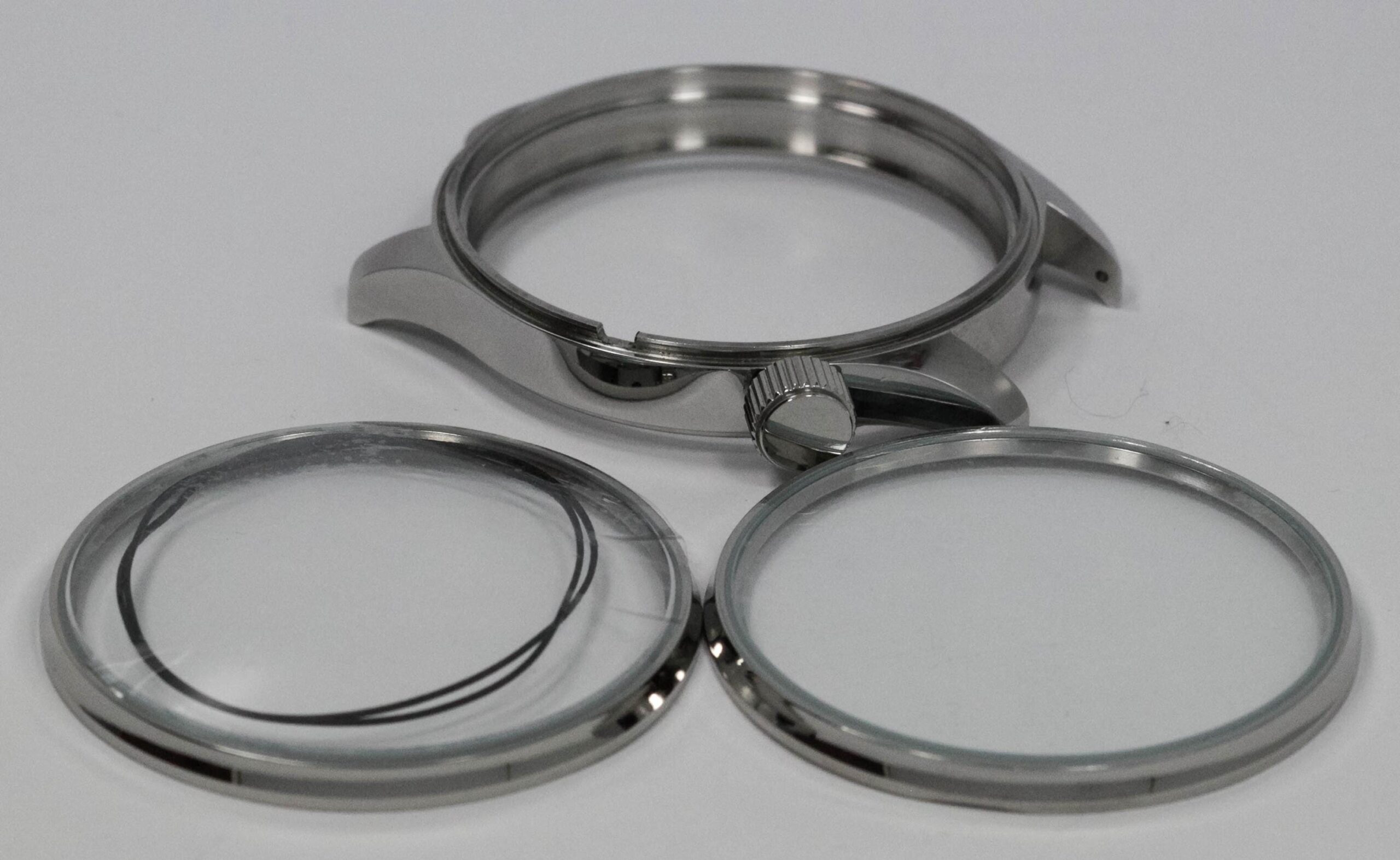Stainless steel case+ stem+ crown for marriage watch will fit Hamilton 992 movement - Image 3