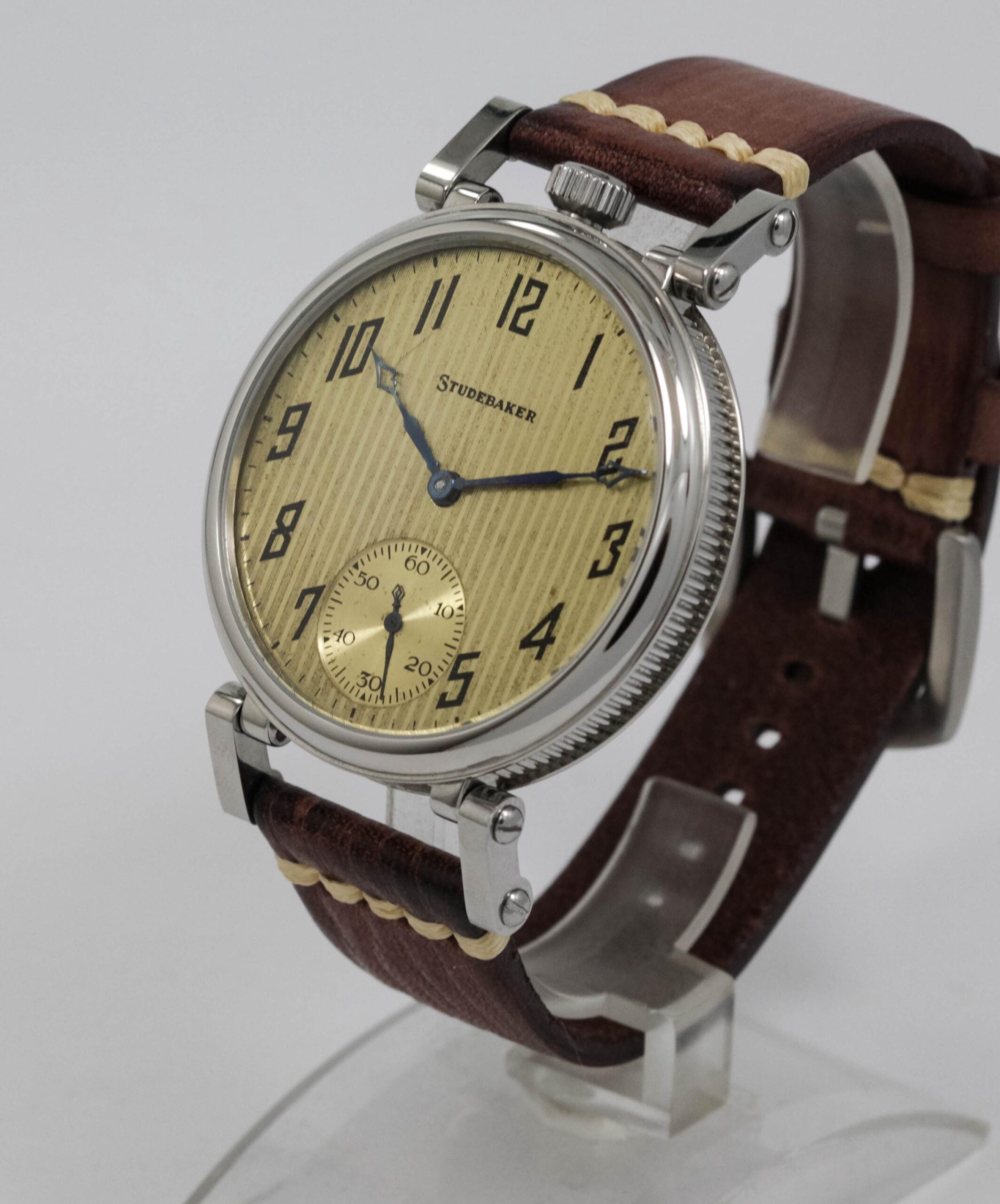 South Bend Studebaker Watch USA early 1900s marriage men's watch Mechanical Movement, Metal Dial, Steel Case, Gift for Men's